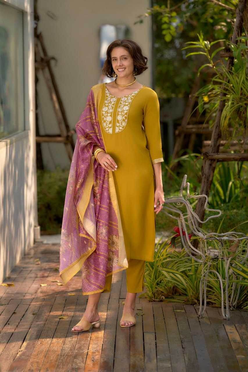 Viscose Rayon Embroidered Kurtis - MYLUXURY LANE ENTERPRISE